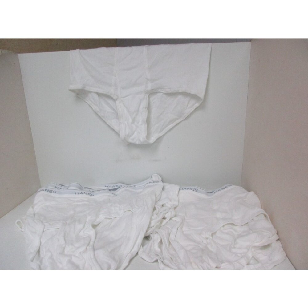 Men's Hanes White Briefs 9 Pairs Ultimate Comfort Size XL NWOT